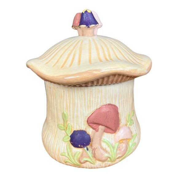 Vintage Arnel's Mushroom Canister - Picture 1 of 6